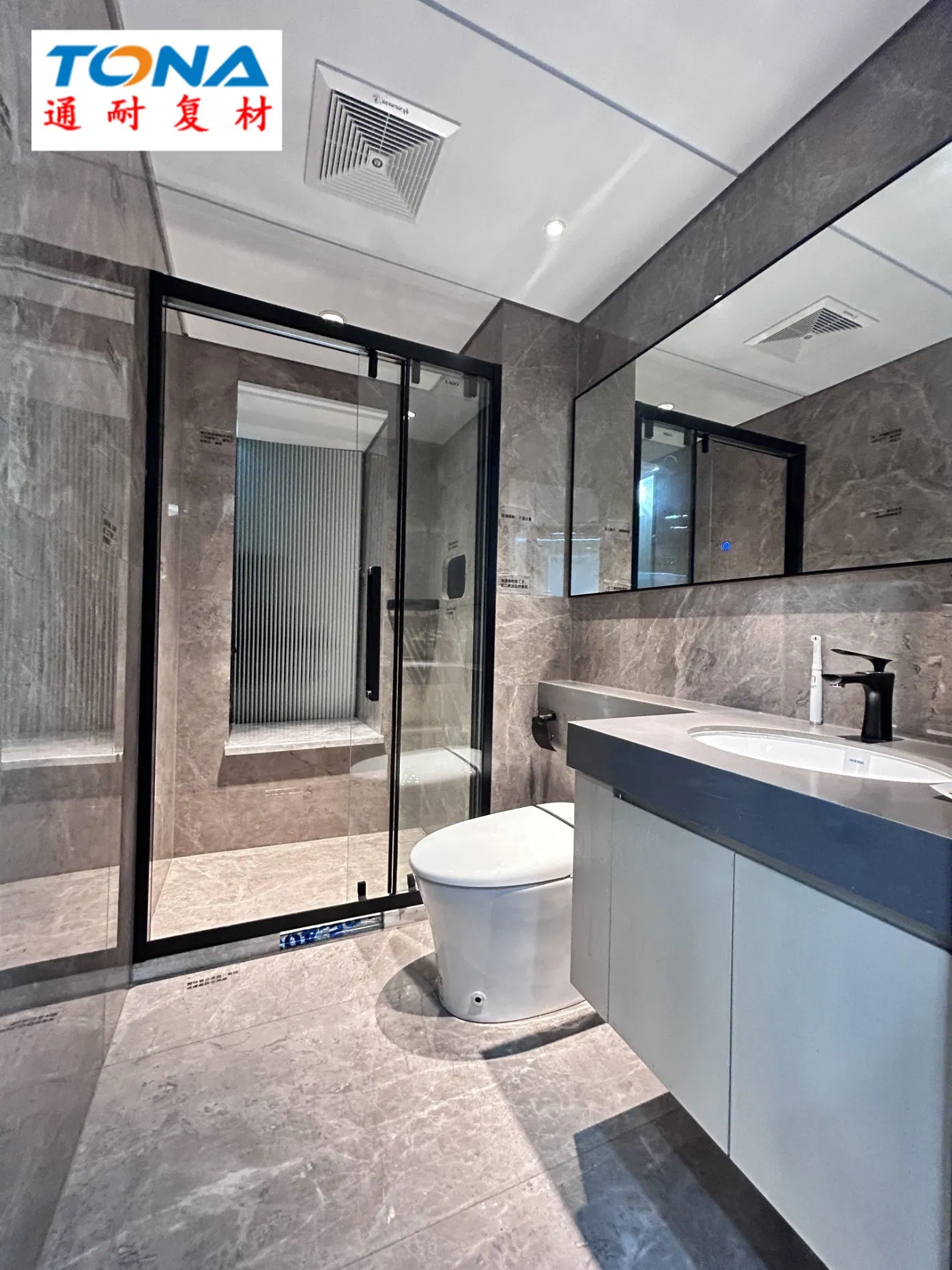 Accessories Prefabricated Furniture Durable Fast Production Renovation Ready SMC Bathroom