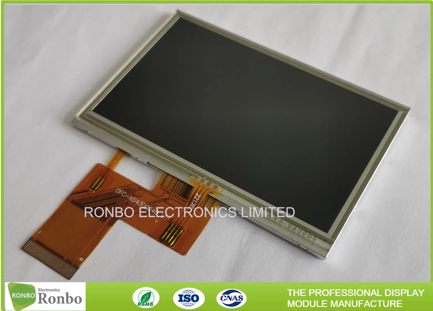 4.3" 480X272 RGB 40pin High Luminance 500nits IPS Touch Screen LCD Display