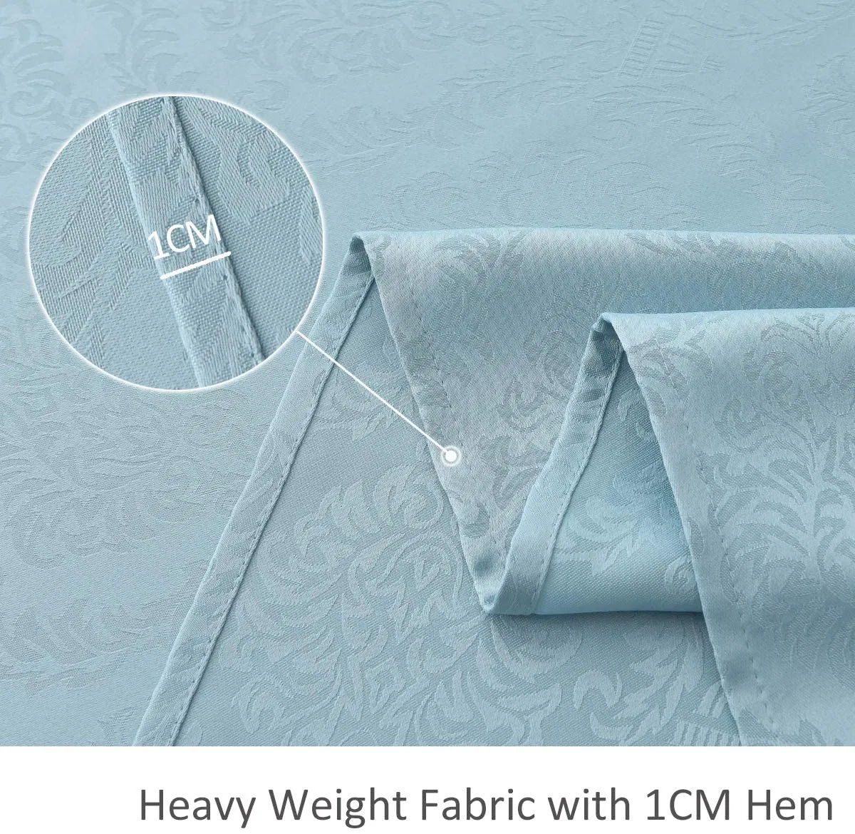 Jacquard Tablecloth Water Resistance Antiwrinkle Table Cloth for Buffet Banquet Parties