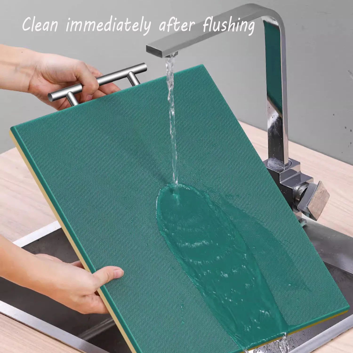 Разделочная доска пластиковая двусторонняя