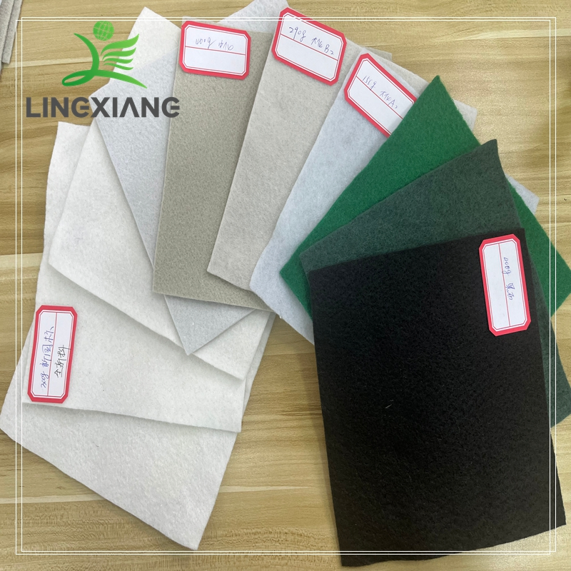 Colorful Geosynthetics Material High Strength Road Reinforced Polyester Needle Punched Nonwoven Geotextile Polyester Polypropylene Filament Geotextile