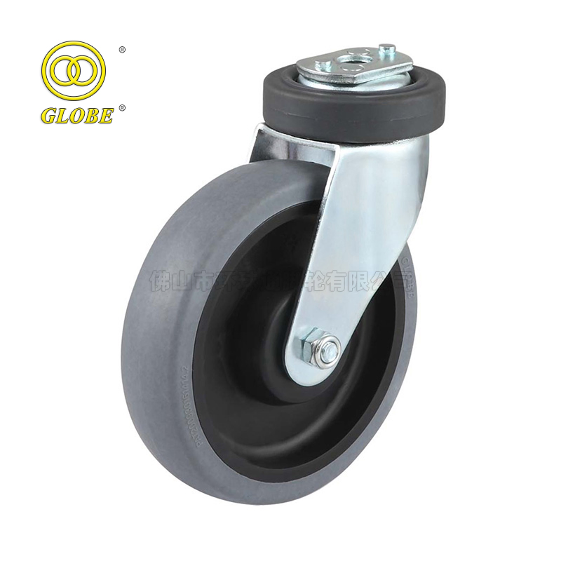 Globe Supermarket Products Basket Wheel Castors Stainless Steel Shelves Casters Wheels Suppliers