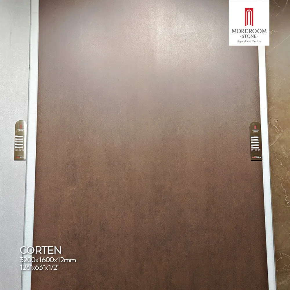 Big Size Sintered Stone Corten Marble Tiles for TV Background Wall Design