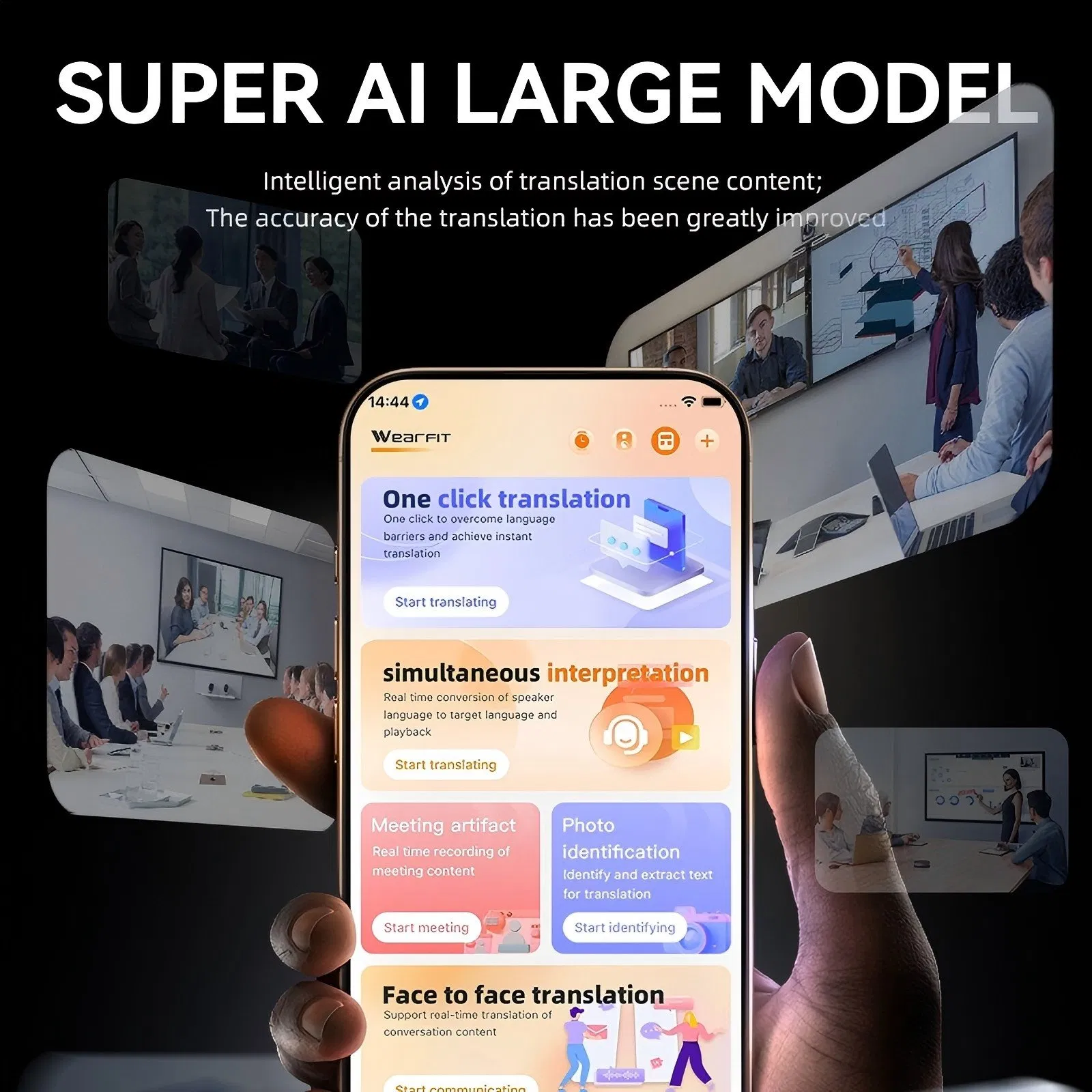 Super Ai Large Model Intelligent Analysis of Translation Scene Content Smart Translator