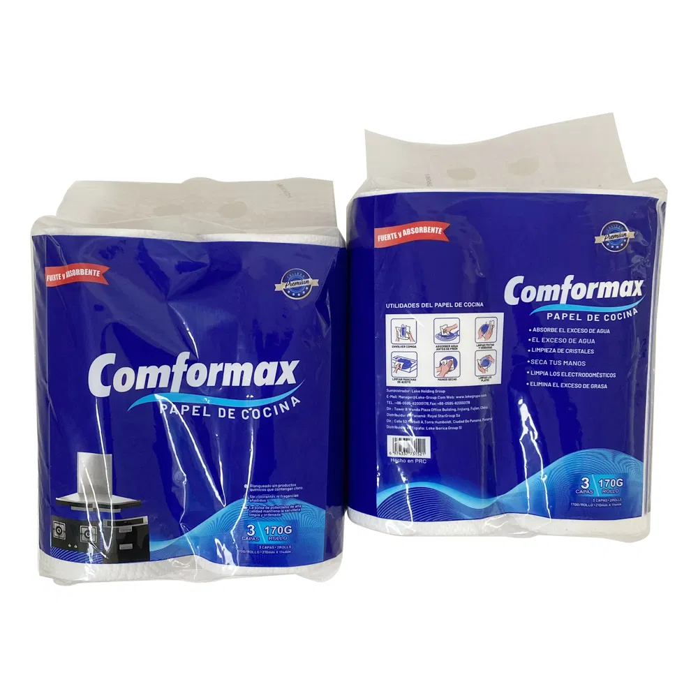 Great Solubility Wholesale Manufacturer Premium Quality Kitchen Paper Maxi Roll