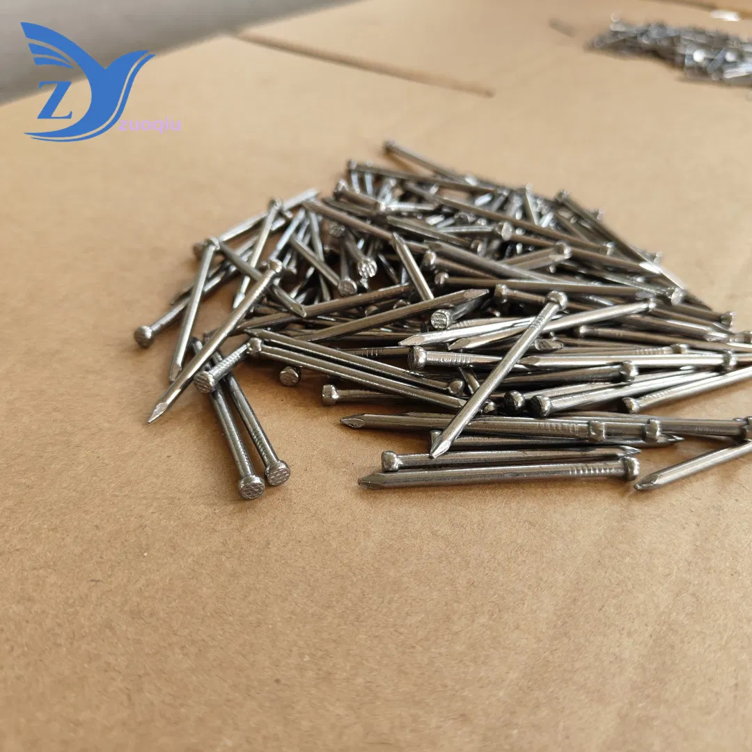 Hot Dipped Galvanized Low Carbon Steel Furniture Nails Without Head Common Nails Wooden Nails