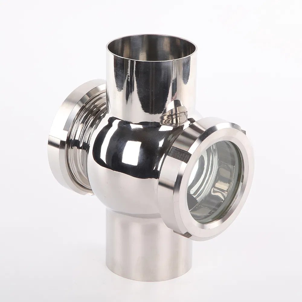 Premium Stainless Steel 304/316L Round Sight Glass for Endoscopy