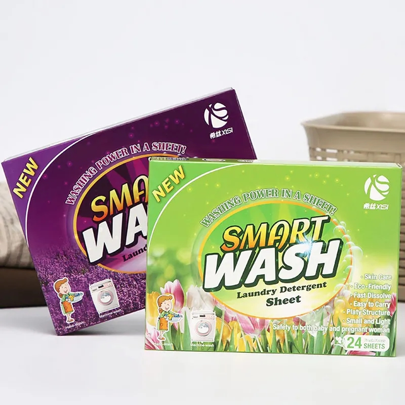High Quality Soap Laundry Stain Remover Detergent Sheets Eco Strip Laundry Detergent