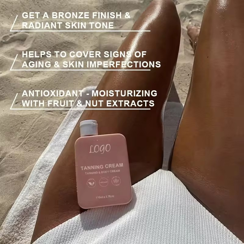 Tanning Cream Self Tanning Skin Tone Body Sunless Tanner Ultra Dark Brown Taning Cream