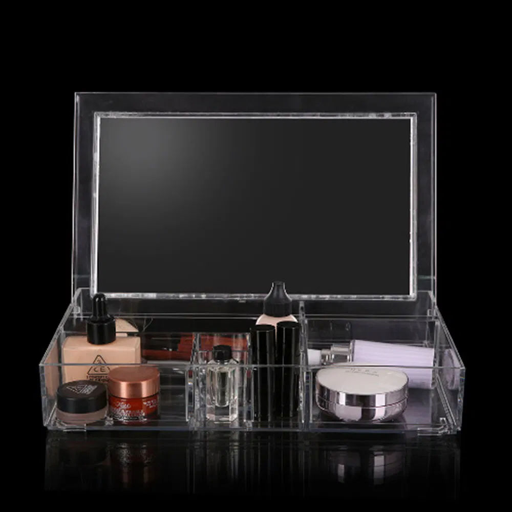Cross Border Desktop Acrylic Cosmetic Transparent Visible Portable Makeup Storage & Organization