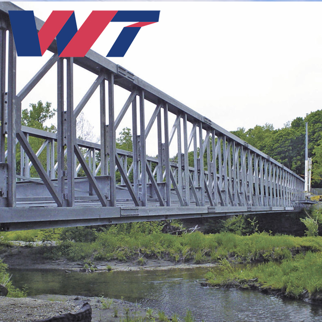 BS or GB Standard Heavy Duty Customized Steel Structure Bridge