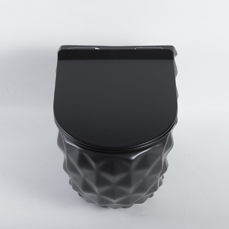 Luxury Wall Hung Rimless Toilet with Dual Flush System for Small Apartment