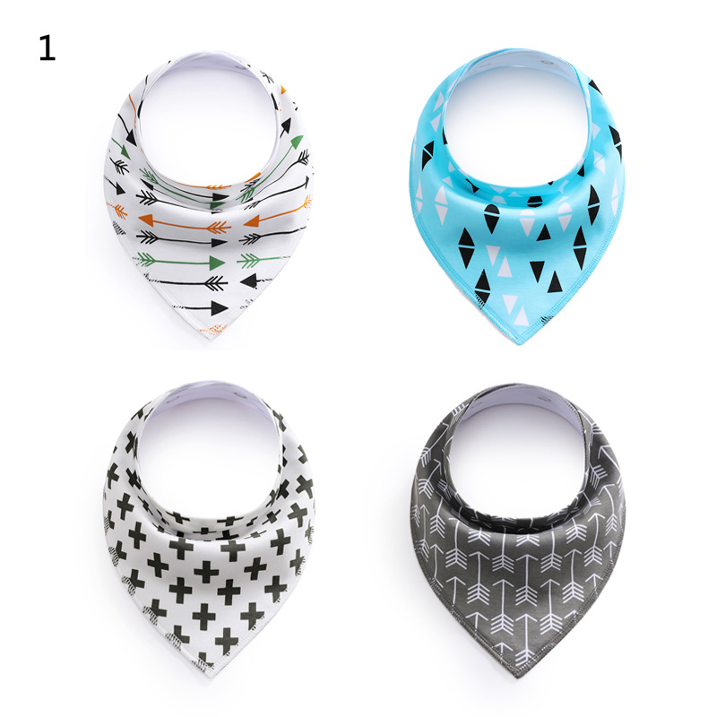0145 Saliva Towel Baby Bib Fleece Cotton Triangle Towel Spring and Autumn