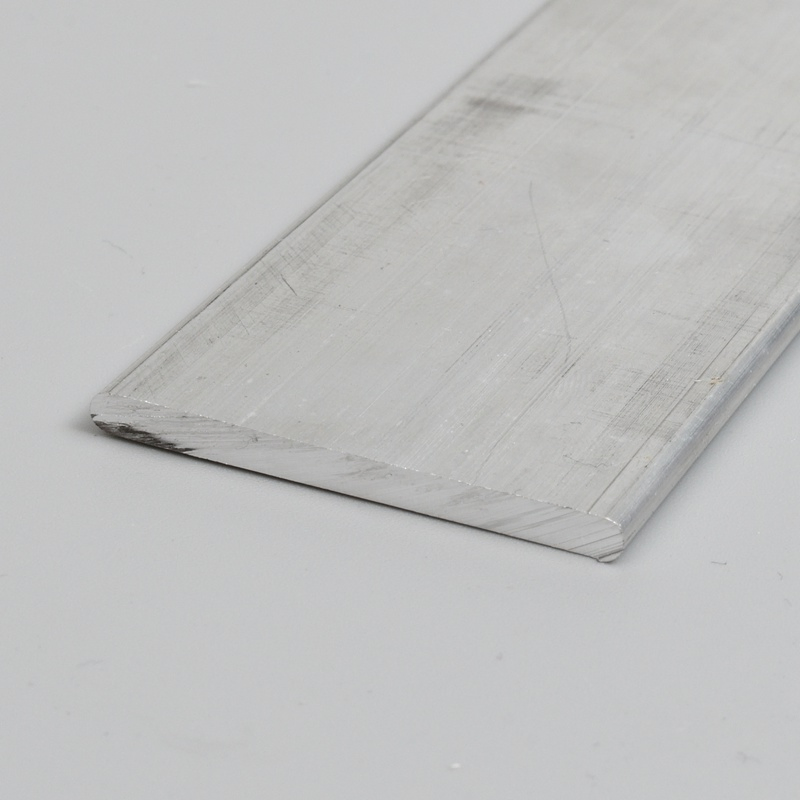 Aluminium Roman Blind Bottom Rail White Color Flat Bar 20X3mm