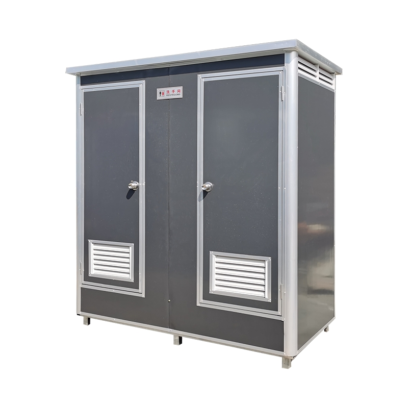 Double Cheap Portable Toilet Prefab EPS Sandwich Panel Economic Mobile Bathroom