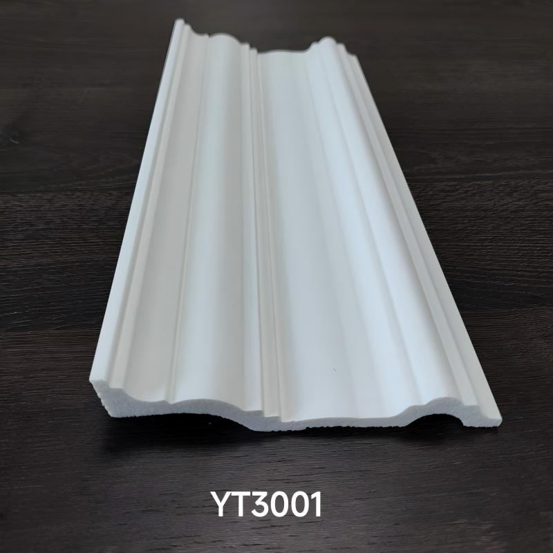 Easy to Install Lightweight PS Skirting Molding MOQ 3000m
