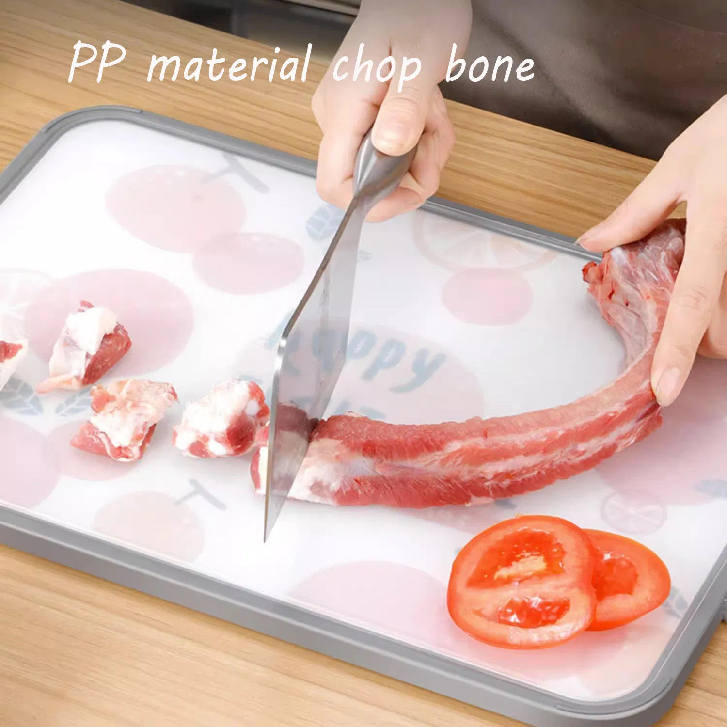 Двусторонняя антибактериальная разделочная доска из нержавеющей стали