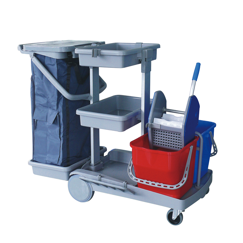 Hotel Housekeeping Cleaning Trolley Service Cart