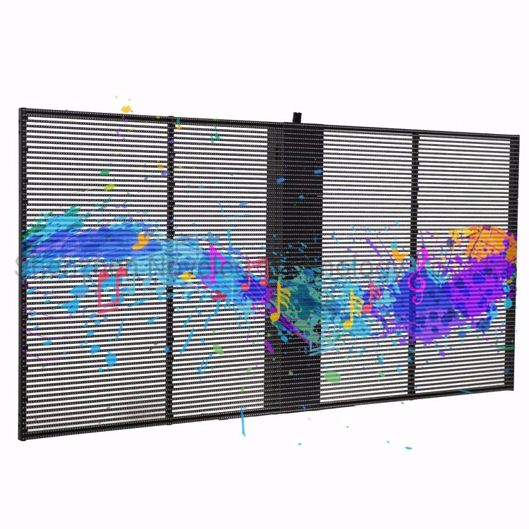 LED Screen Transparent LED Video Display Panel Indoor and Semi-Outdoor Advertising Modular Smart Design