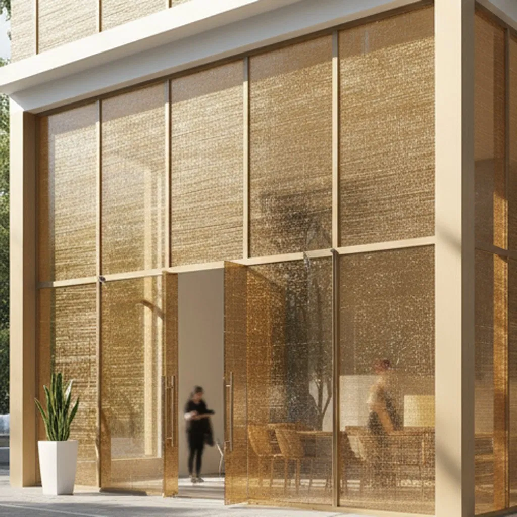 Premium Decorative Fabric Glass with Customized Pattern for Walls