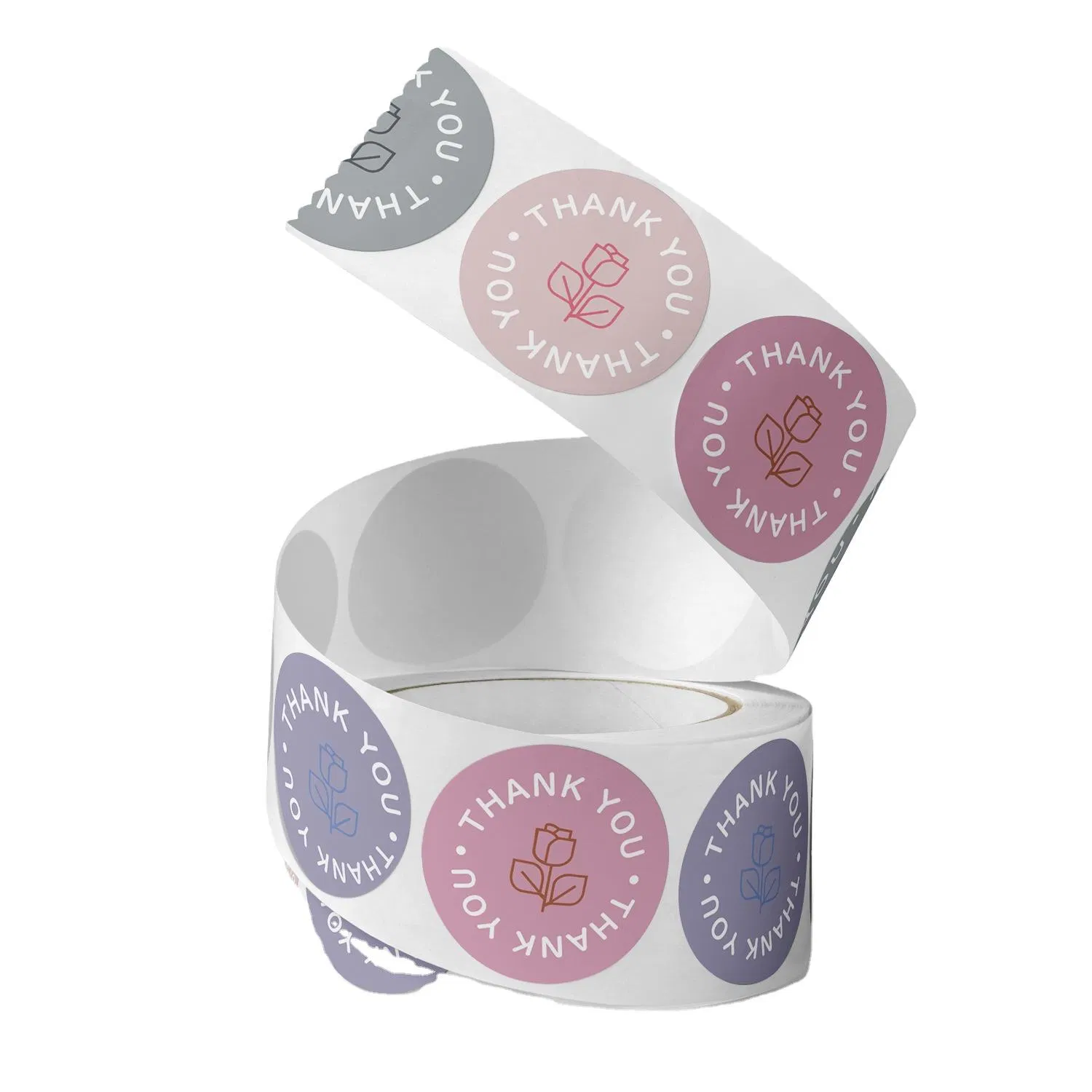 Custom Waterproof Round Vinyl Sticker Labels for Branding