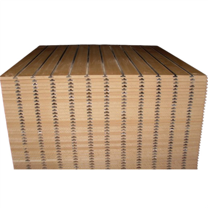 Slotted Plate 15mm Melamine Slotted Slat Wall Panel for Display