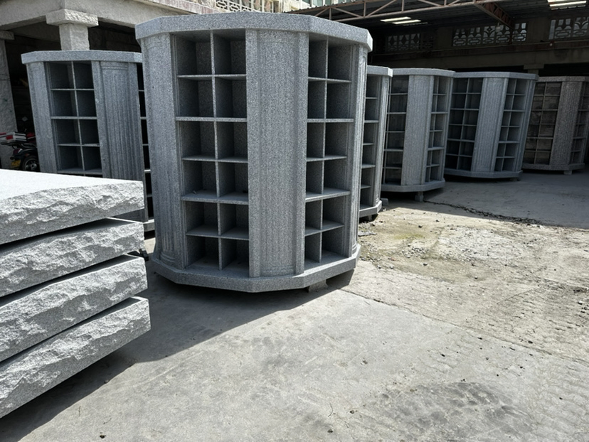 Assembled Nature Black Granite Columbarium for Tombstone Ceremony