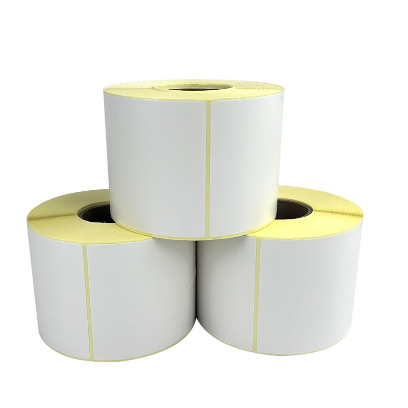 Custom Printed Label Roll Plastic Waterproof Synthetic Paper Adhesive Thermal Label