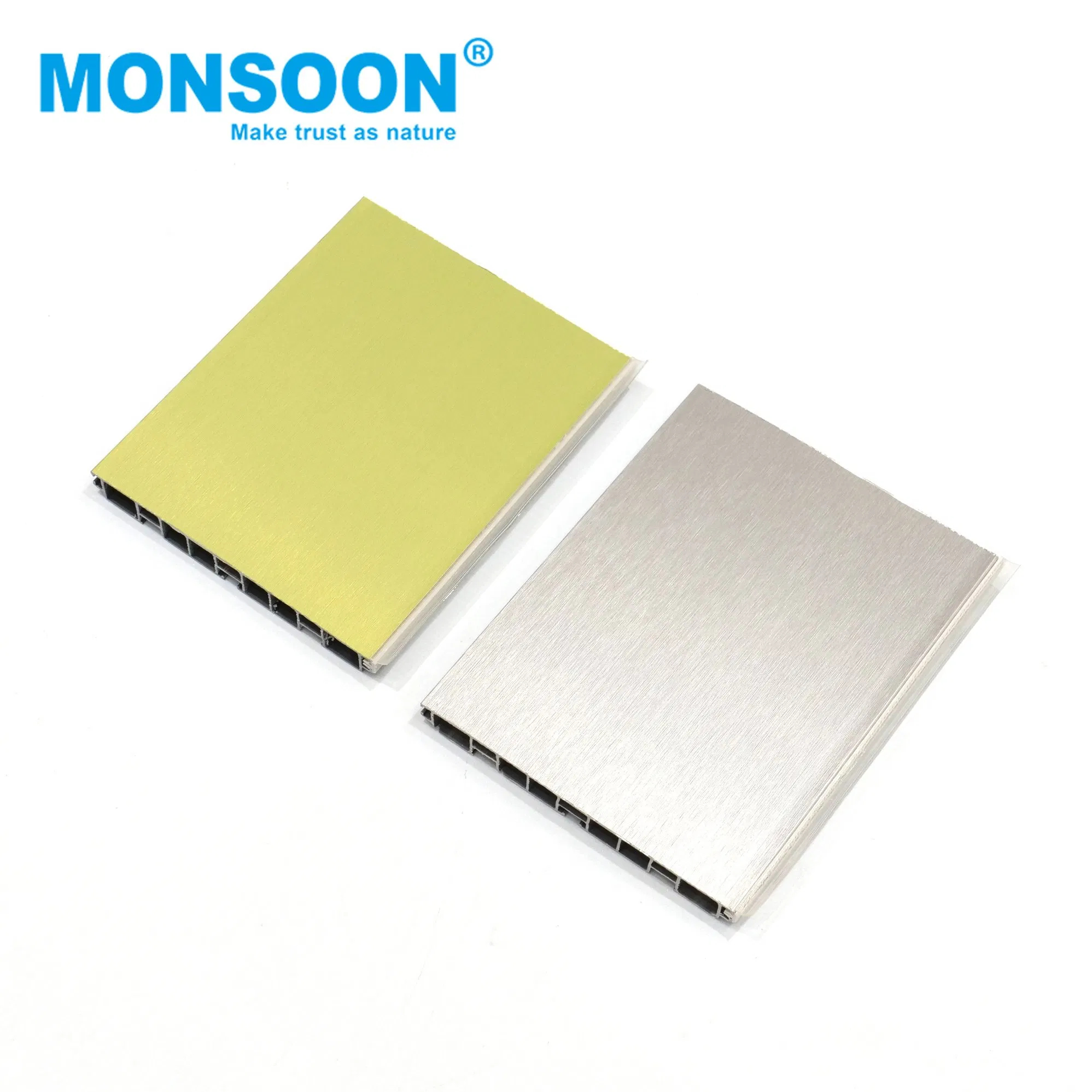 Kitchen Accessories Wall Panel Protector Flooring Environmental-Friendly Metal Aluminum Plinth Panel PVC Foam Skirting Board for Interior Wall Foot Protection