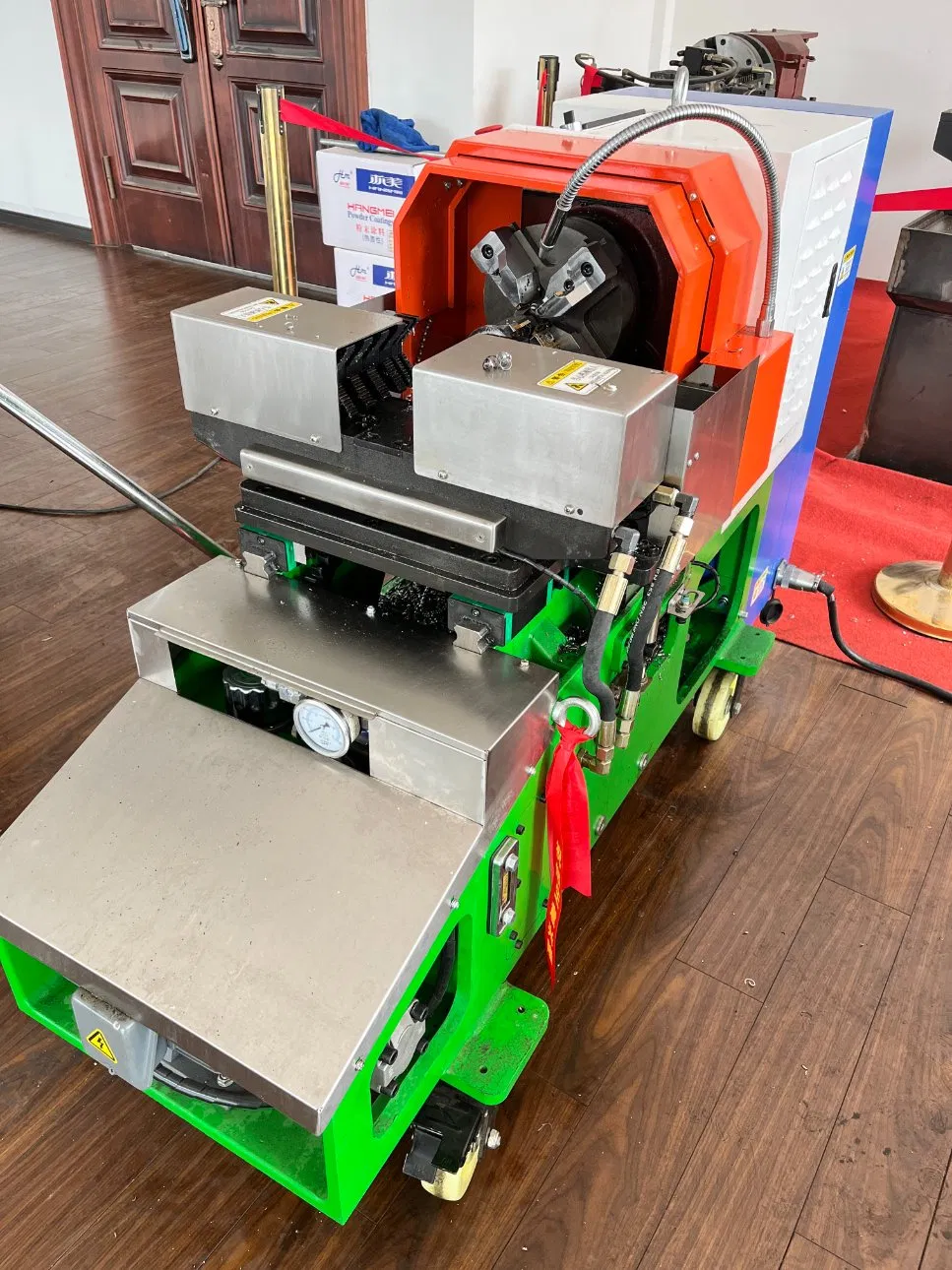 Good Reputation High Precision High Speed 4 Pipe Threading Machine for Construction Sites