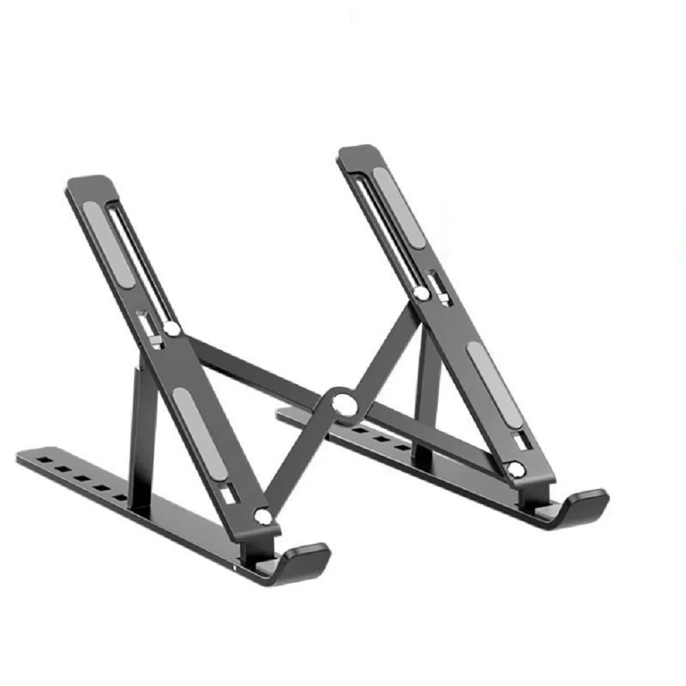 Adjustable Laptop Stand, Ventilated Portable Ergonomic Notebook Riser for Desk, Multi-Angle Adjustable Portable Anti-Slip Mount Wbb18181