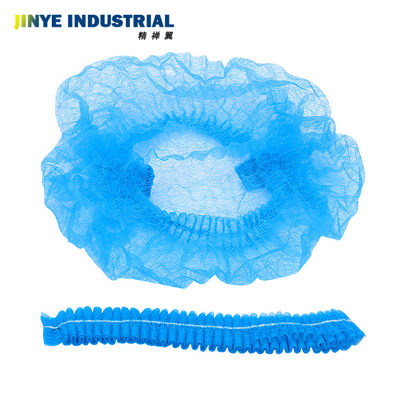 Disposable Clean Room Clip Cap Non Woven Mob Cap Head Cap