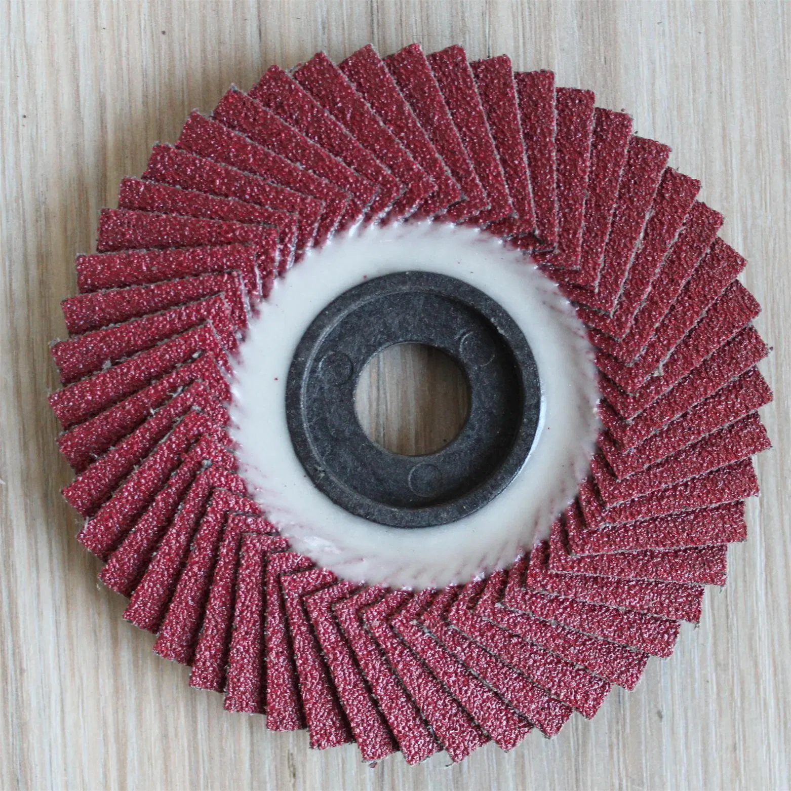 Stainless Steel Inox Polishing Zirconia Flap Disc 4 Inch 100X16mm Aluminum Oxide Red Sand T27/T29 Flap Disc Fiberglass 4 Inch Flap Disc Abrasive Grinding Wheel