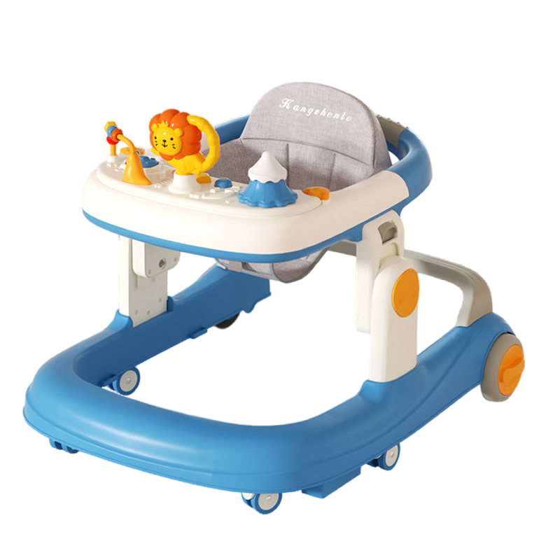 U-Type Baby Pram Anti-Rollover Foldable Baby Walkers in 9th Gear Height Adjustment