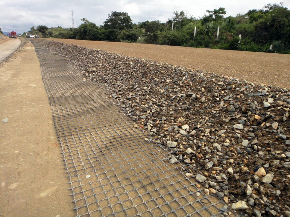 Tensile Strength Plastic PP Composite Geotextile Geogrid for Slope Reinforcement