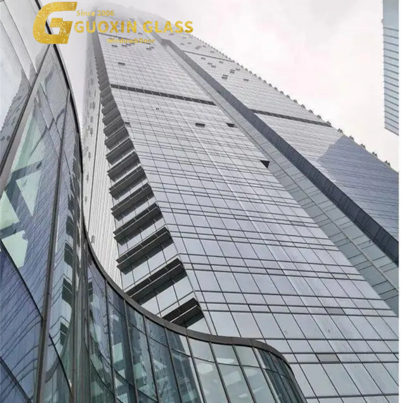 Low-E, Tempered, Forsted, Float, Tinted, Laminated Building, Shower Door, Balcony, Railing Coated Panels Insulated Low-E Glass Cheap