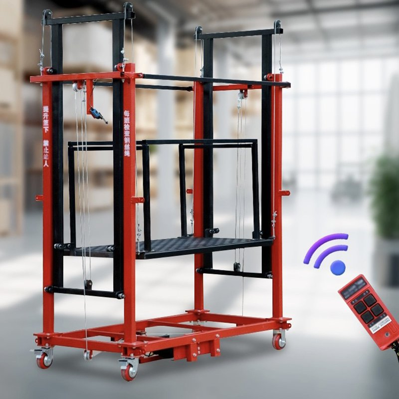 Remote Control 2m/3m/4m/5m/6m/7m/8m Fully Automatic Electric Scaffolding Lifting Platform /Scaffold in Ladder
