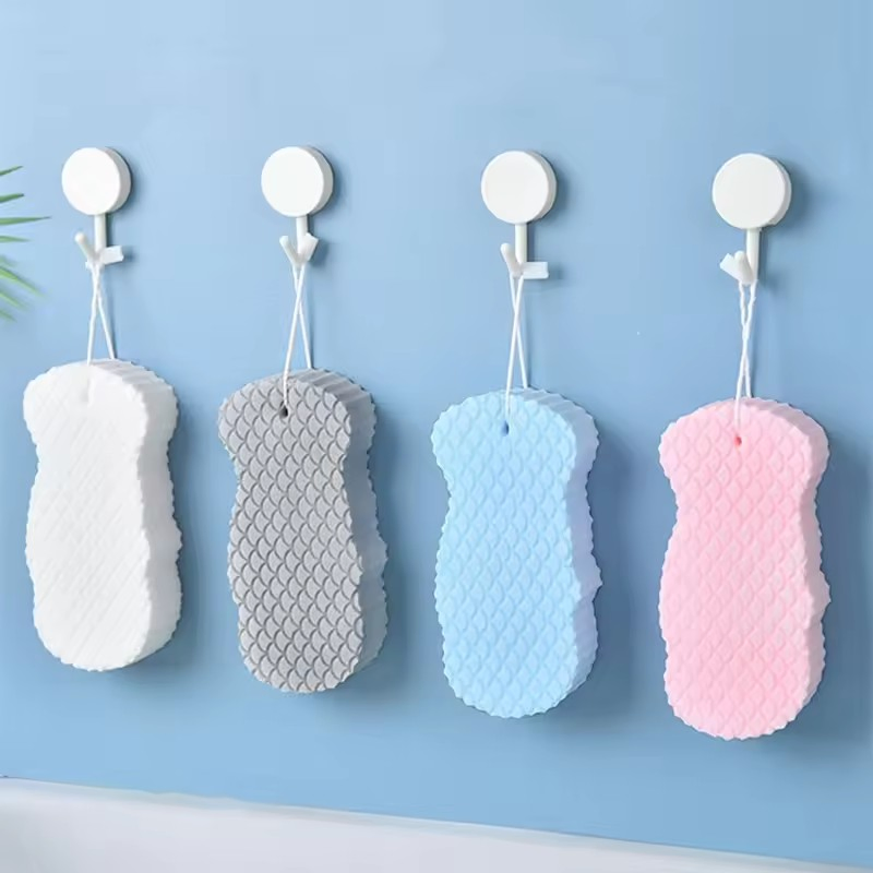 Customized Sponge Baby Shower Brush 3D Bath Sponge