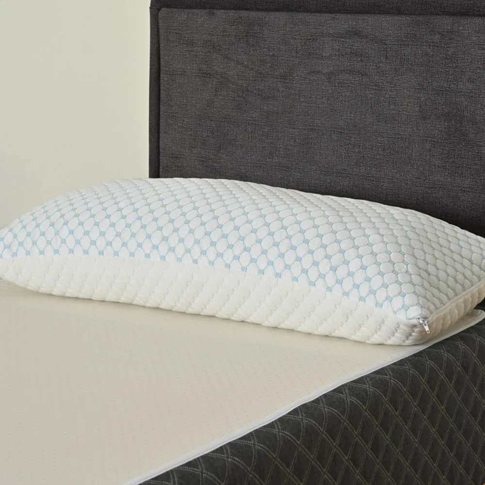 Cooling Memory Foam Pillows Icy Cool Shredded Memory Foam Pillow with Washable Removable Cover
