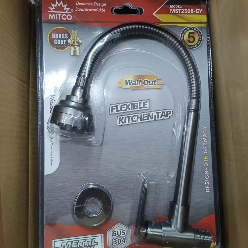 Design 2-Way Stainless Steel 304 Tap with Ceramic Cartridge Double Headed