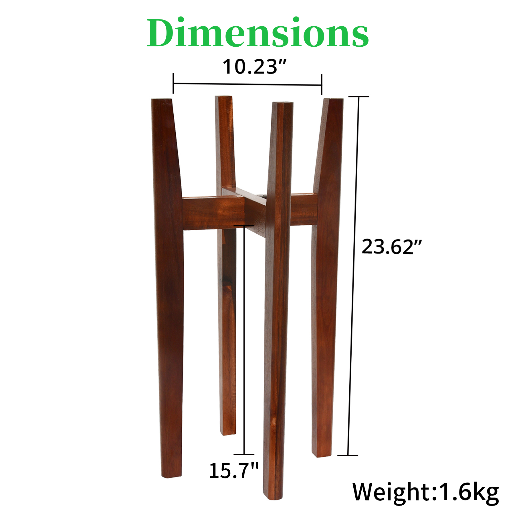 Контейнер для цветов бамбуковый большой деревенский стиль