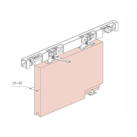 100kg Heavy Duty Sliding Door Track Roller