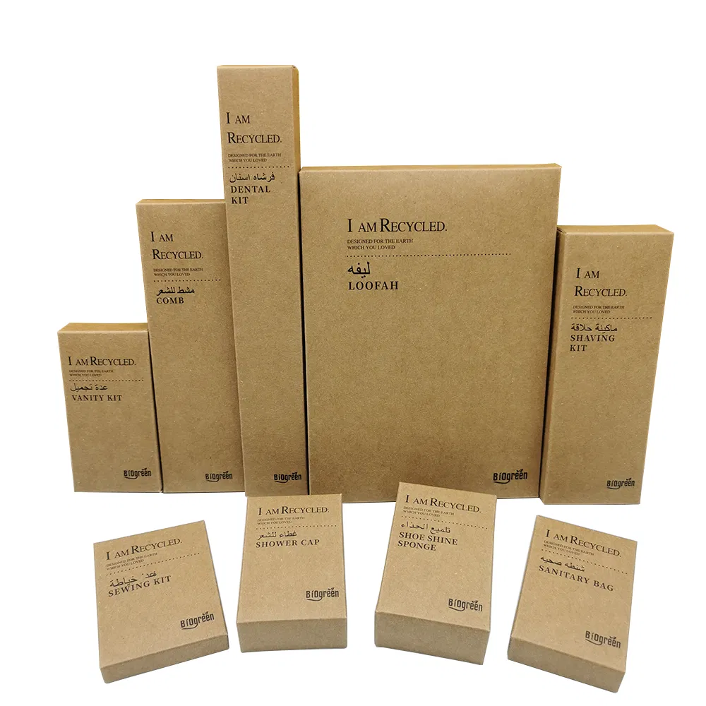 OEM Biodegradable Eco-Friendly Hotel Guest Room Toiletries Disposable Amenities