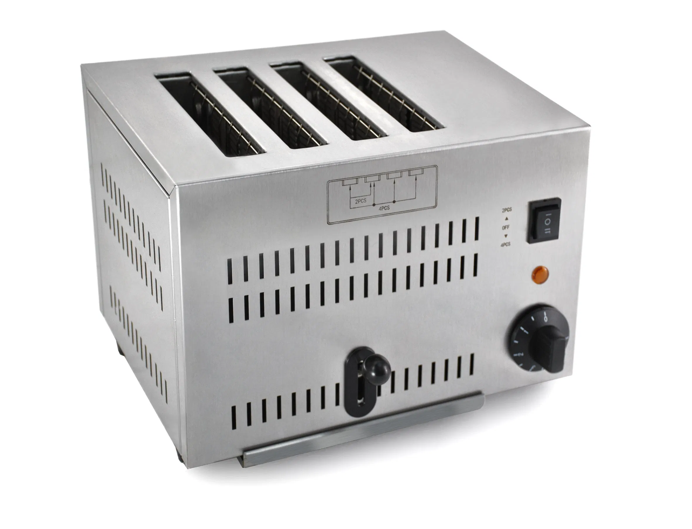Automatic Toaster 2-Slice Stainless Steel Toaster