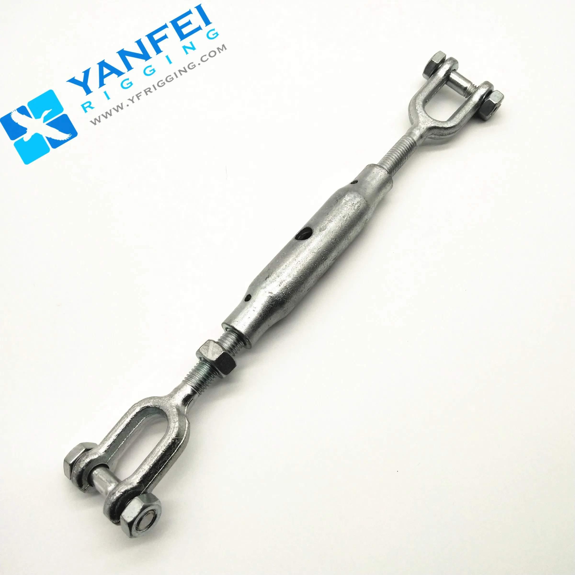 Galvanized DIN1478 Jaw & Jaw Type Turnbuckle