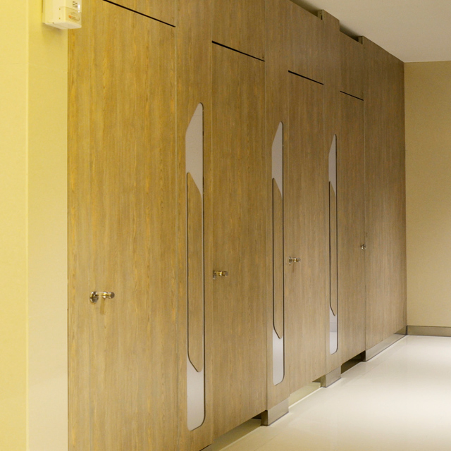 High Quality HPL Compact Laminate Public Toilet Partition for College