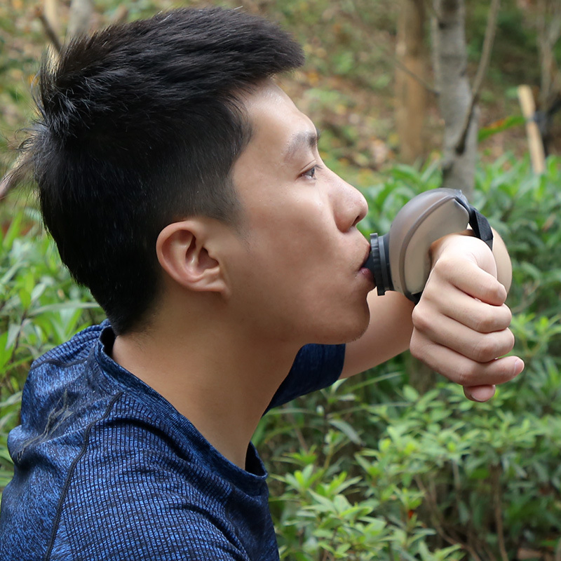 Wrist - Attachable Sports Flask for Instant Hydration