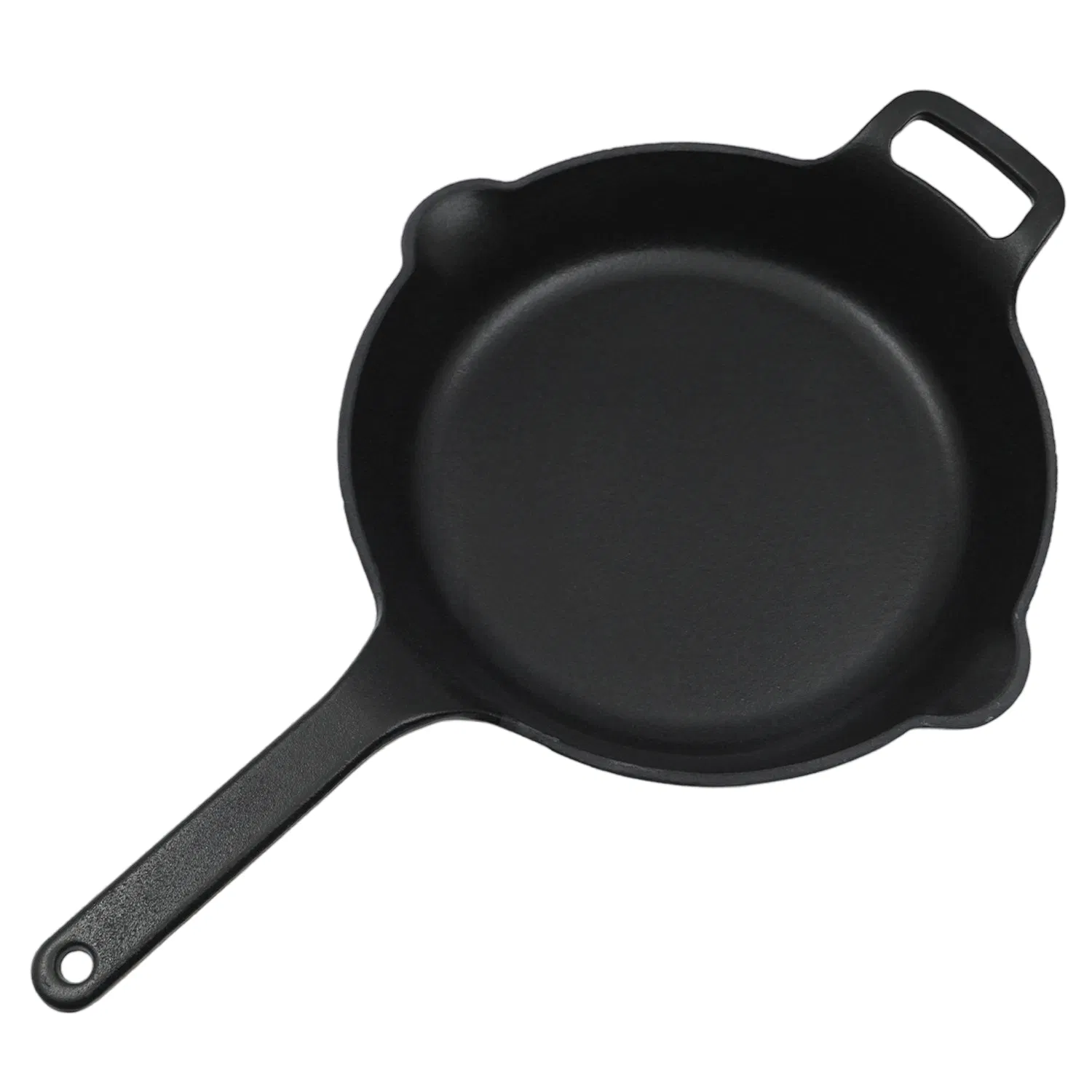 Чугунная сковорода-гриль с двумя ручками