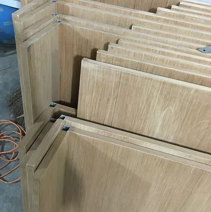 Builidng Material Wood Grain Veneer Alumiunm Micro Perforated Acoustic Panel