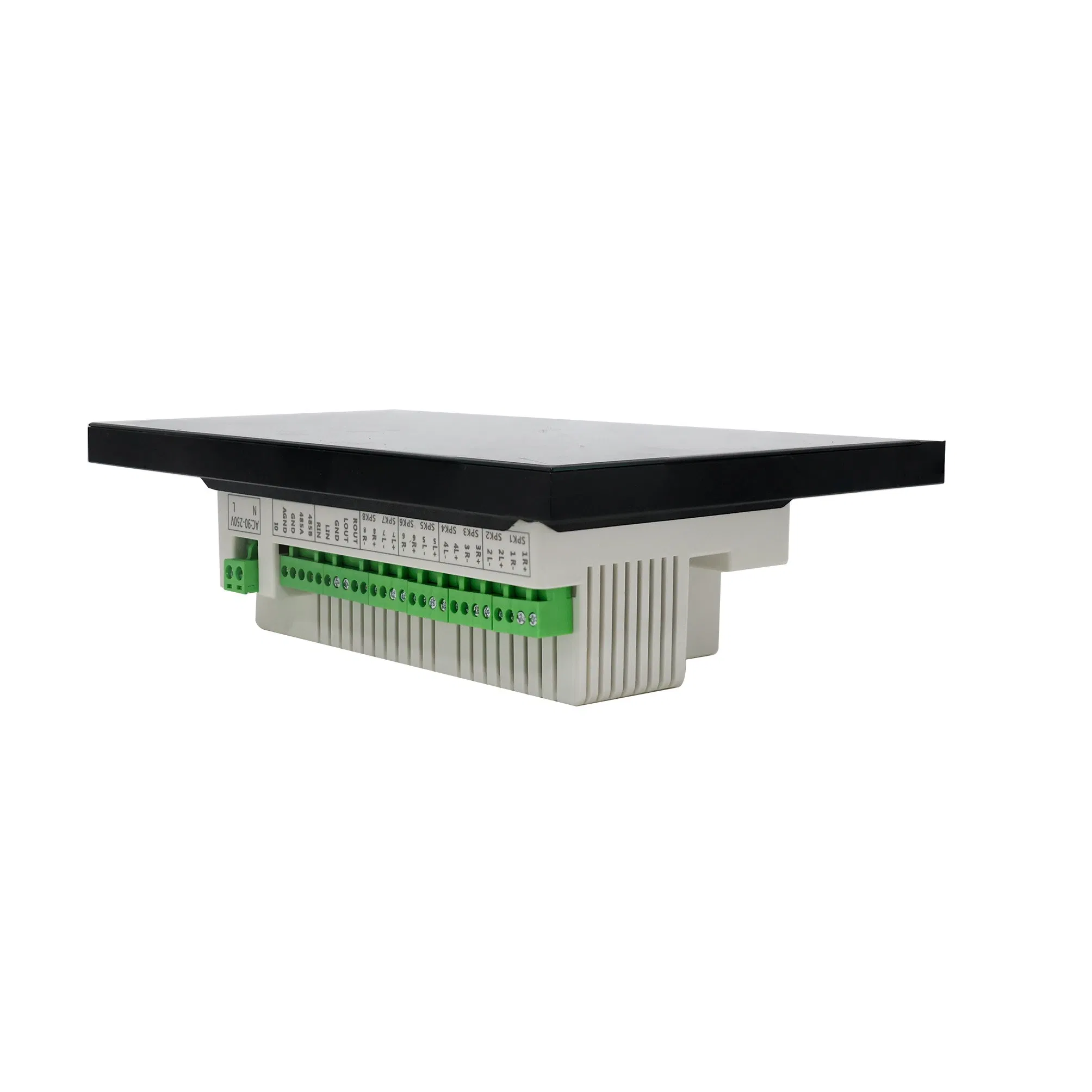 4 Zone 8 CH Smart Home WiFi Android Bluetooth Wall Stereo Amplifier Background Music Player with 7" Touch Screen and Tuya Zigbee